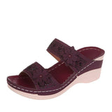 New 2023 Flower Sandals, Women's Shoes, Car Line, Leisure Holiday, Beach Slope, Comfortable