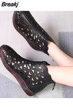 New Spring Sandals Women Fashion Breathable Flat Woemn Shoes Soft Non-slip Comfortable Plus Size Sandalias De Mujer