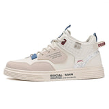 New Men Shoes Male Sneakers Mixed Color Flat Shoes Designer Fashion Outdoor Trendy High Top Shoes Men Vulcanized