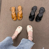 Sandals Women Rome Shoes Beach Flats Slides Summer New Trend Fashion Women Shoes Slippers Open Toe Zapatos Mujer