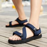 2023 New Summer Men Outdoor Sandals Casual Non-slip Hook Loop Walking