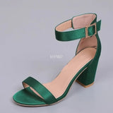Summer Women Thin High Heels Shoes Sandals Gladiator Ankle Strap Sexy Pump Female Party Wedding Ladies Plus Size 43