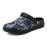 Summer Beach Slippers Men Sandals Outdoor Soft Bottom Hollow Garden Clogs Shoes Men Clogs Sandals De Hombre Big Size