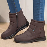 New Women Boots Waterproof Snow Boots For Winter Shoes Women Zipper Ankle Boots Winter Botas Femininas Keep Warm