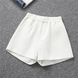Breakj Waist Spring And Summer Shorts Female Spring And Autumn 2024 Korean Version Of Students Leisure Show Thin New Versatile Wear A Word Boots Pants