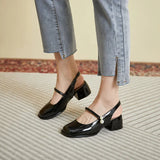 Janes Chunky Platform Shoes for Women 2023 Designer Luxury Summer Pumps Chic and Elegant Sandals Girls Fashion Round