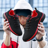 Men Sport Shoes Breathable Lightweight Running Sneakers Walking Casual Breathable Shoes Non-slip Comfortable Men Shoes
