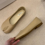 Split Toe Flats Shoes Women Brand Ballerina Ninja Tabi Cozy Loafers Female Mary Jane Casual Moccasins Ladies Shoes