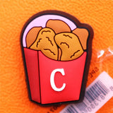 Candy Croc Charms Original Cute Grapes Chocolate Ice Cream Fried Chicken Shoe Accessories Lemon Apple Clog Decoration
