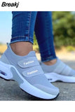 Mujer Platform Sneakers 2023 Fashion Casual Sports Shoes Women White Wedge Running Women Shoes Basket