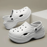 Toe Eva Platform Sandals for Women 2024 Summer Soft Thick Bottom Clogs Slippers Woman Anti-Slip Beach Slides Garden