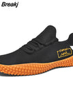 Men Running Sneakers Breathable Mesh Sport Shoes Flat Soft Man Shoes Fashion Black Training Jogging Footwear Comfortable