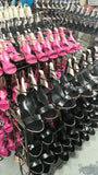 Sexy High-Heeled Women's Sandals And Slippers With Fashionable Fish Mouth And Fine Heels Nightclub Sandals Size
