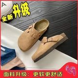Bucken Shoes Women's All Kinds Of Ugly And Cute Slippers 2023 Spring New Style One Foot Lazy Shoes Retro Beans