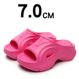 2024 New Summer Wedges Slippers for Women Eva Thick Bottom Beach Flip Flops Woman Non Slip Platform Sandals Shoes