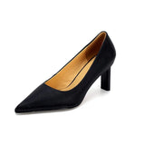 42 Simple Shoes Woman Pointed Toe Girls Dress Prom Pumps Split Leather Pump Shoes Shiny Candy