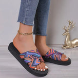 Flat Women's Shoes Beach Sandals Outdoor Casual Slippers Large Size Women Sandals Flip Flops