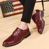 Man Pointed Toe Dress Shoes Mens Patent Leather Black Wedding Shoes Oxford Formal Shoes Big Size Fashion Party