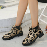 Autumn 2025 New Large-Size Lady Coarse With Fashion Boots Pointed Short