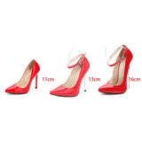 2023 16Cm Heels Women Sexy Pumps Shoes Super High Heels Point Toe Pumps Shoes Popular Super High Heels Pumps