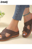 Women Sandals Elegant Summer Sandals Shoes For Women 2023 New Low Heels Sandalias Mujer Casual Slippers Shoes Summer