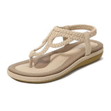 Women Sandals Flip Flops Summer Flat Shoes Woman Bohemian Sandals Ladies Vacation Beach Sandales