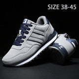 Men Sports Shoes New Breathable Mesh Flat Outdoor Casual Walking Shoes Large Size Comfortable Lightweight Running