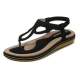 Women Sandals Flip Flops Summer Flat Shoes Woman Bohemian Sandals Ladies Vacation Beach Sandales