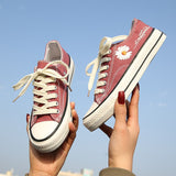 New Korean Style Ulzzang Daisy Canvas Shoes for Women 45 White Black Yellow Green Purple Color sneakers