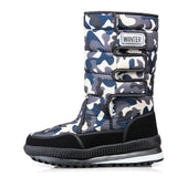 Men's Boots -40° Warm Mid-calf Snow Boots Men Winter Shoes Thicken Plush Comfort Non-slip Platform Booties Plus Size Man