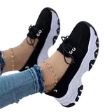 Women Sneakers 2023 Shoes Comfortable Chunky Sneakers Walking Sneakers For Women Loafers Ladies Shoes Lace-Up Shoes Woman
