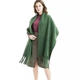 Shipping 2023 Winter Plaid Vintage Scarf Women Men Preppy Scarves Warm Pashmina Foulard Bufanda Male Mujer Thick Wrap