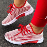 Colorful Cool Sneaker Ladies Lace Up Vulcanized Shoes Casual Female Flat Comfort Walking Shoes Woman 2020