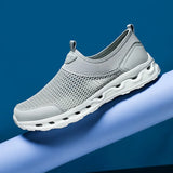 Walking Shoes for Men Ultralight Multi-functional Beach Wading Shoes Outdoor Mesh Breathable Hollow Lovers