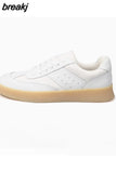 Women Sneakers Ins Fashion Lace Up Flats Shoes For Woman 2023 Spring Platform Casual Daily Lady Footwear Size
