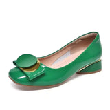 De Mujer Women Cute Sweet Light Weight Comfort Spring & Summer Square Heel Shoes Lady Casual Sky Blue Pumps