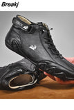 Men Casual Sneakers 2023 New In Ankle Boots Lace Up Males Shoes Fashion High Quality Loafers Men Luxury Casual Shoes