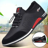 Men's Shoes Fashion Soft Soled Men Casual Shoes British style Formal Shoes Breathable Lace-Up Bottom Light Sneakers Male Size
