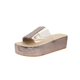 New Shoes for Women Basic Women's Slippers Summer Casual Slippers Women Wedges Shoes Ladies Platform Sandals Zapatos
