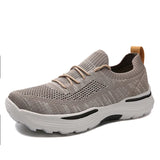 Men Casual Shoes Comfortable Mesh Shoes Summer Breathable Men Loafers Wide Slip On Walking Shoes Men