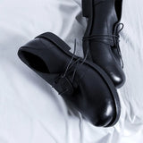 Breakj 2023 New Youth Thick Bottom British Wind Father Shoes Round Head Thick Top Fashion Casual Fashion Shoes