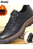 Boots Leather Casual Men Shoes Comfortable Sneakers Casual shoes Walking Footwear Lac-up Mens Vulcanize Leather
