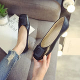 Women Shoes Flat Ballerina Female Casual Work Ballet Flats Ladies Shoes Fashion Buckle Soft Moccasins Driving Shoes