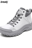 Running Shoes for Women 2023 Authentic Leather Platform Sneakers Femme Flats Tennis Female Casual Sports Girls