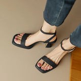 Size 33-40 Women Sandals Real Leather Fashion Platform Super High Heels For Women 2023 Summer Shoes Sexy