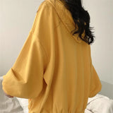 Hoodies Women 2023 New Autumn Winter Fashion Casual Warm Oversized Hooded Pullover Loose Jacket