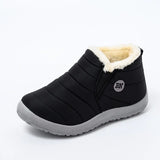 Shoes Winter Warm Boots For Women Fashion Waterproof Women's Shoes 2020 Platform Flat Female Lady Ankle Boots Botas