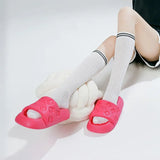 Women Summer Slippers 2023 Design Simple Soft Non-Slip Comfort Flat Sandals Indoor Bathroom Couples EVA Slides Chaussure