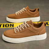 Men's Canvas Shoes Fashion Spring Solid High Top Vulcanized Shoes Men Flat Design Casual Sneakers Man Board