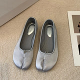 Split Toe Flats Shoes Women Brand Ballerina Ninja Tabi Cozy Loafers Female Mary Jane Casual Moccasins Ladies Shoes